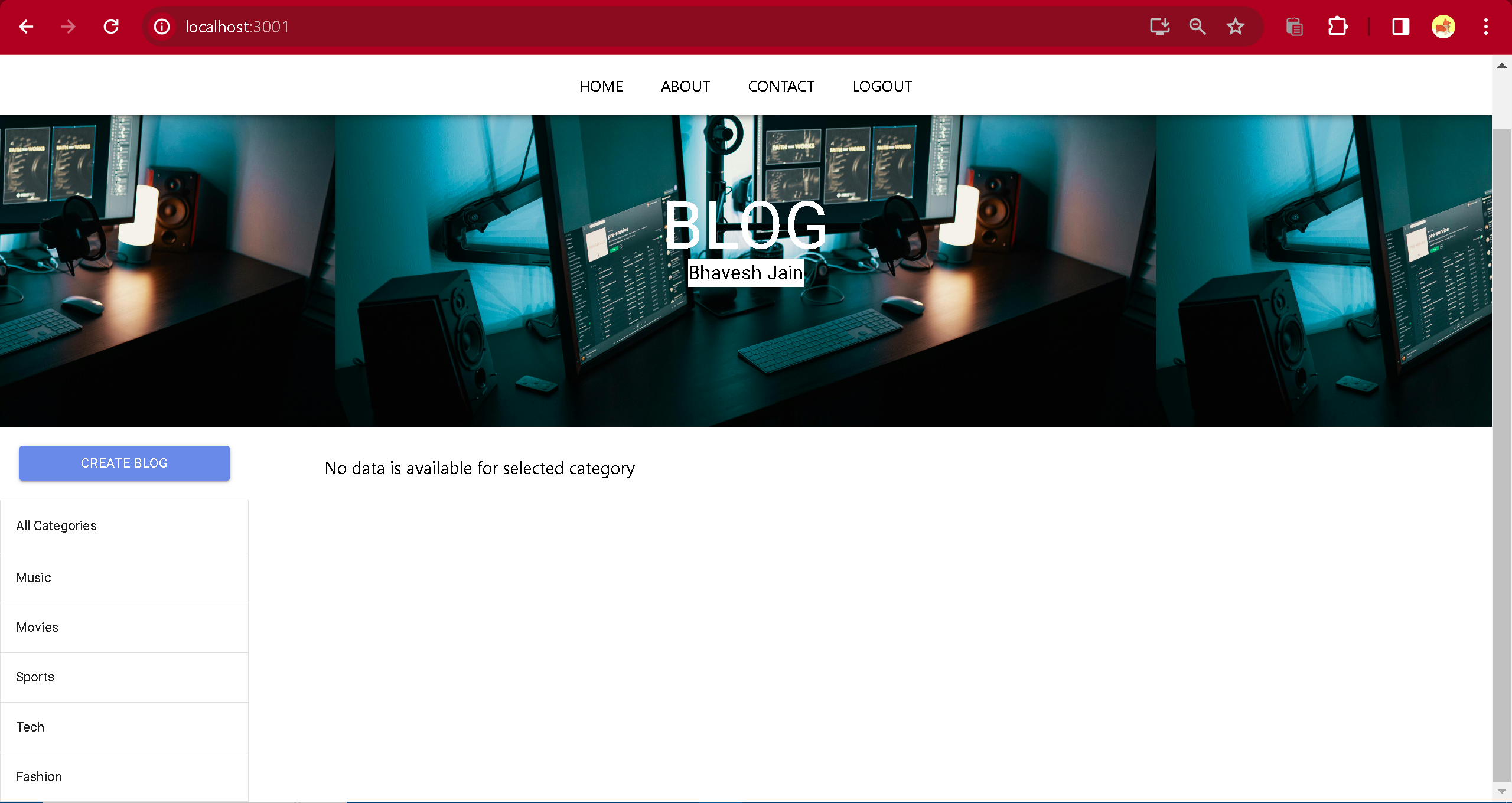 Blog Website